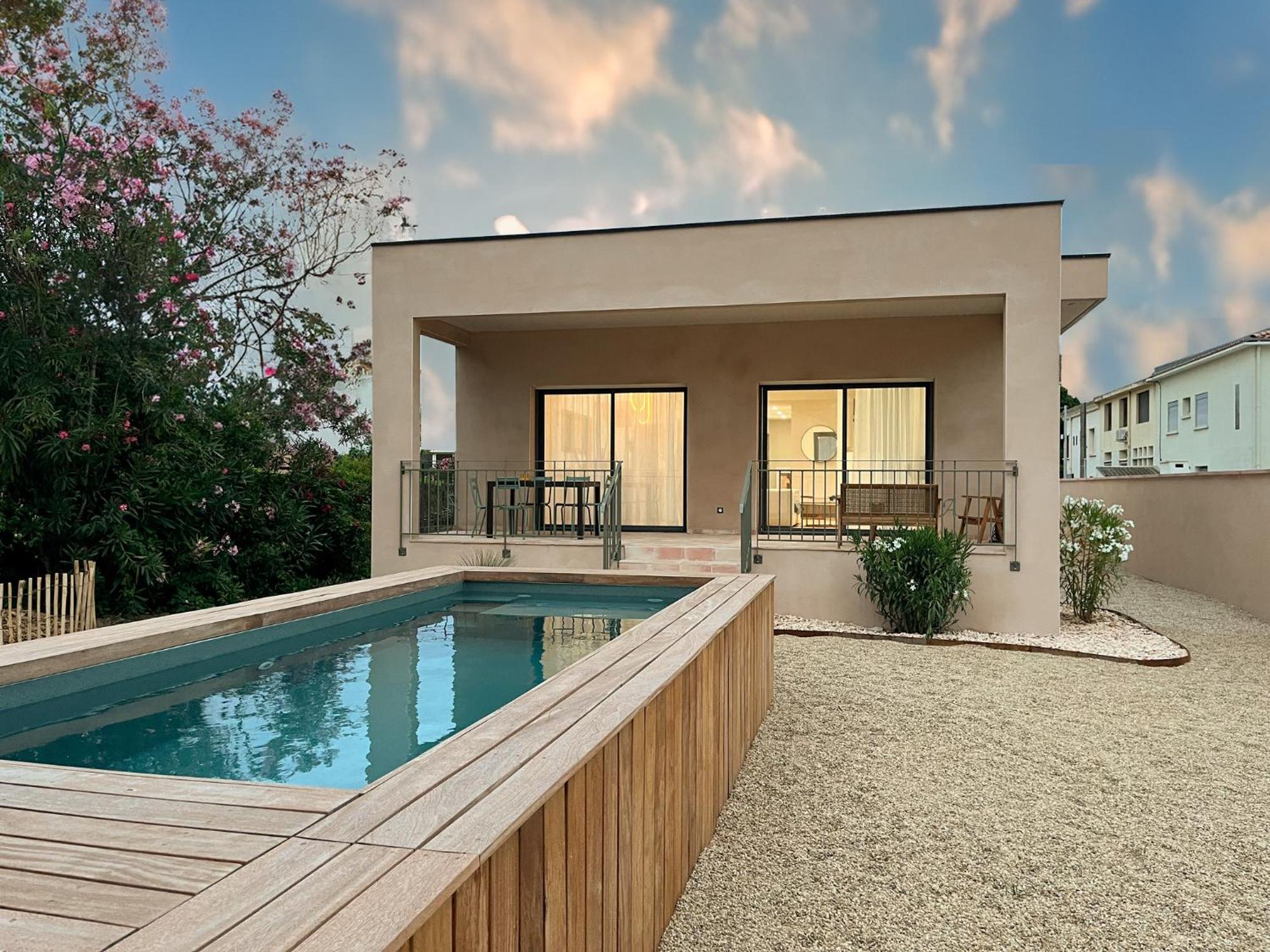 Villa Familiale Avec Piscine Hyper Centre Valras-Plage Zewnętrze zdjęcie